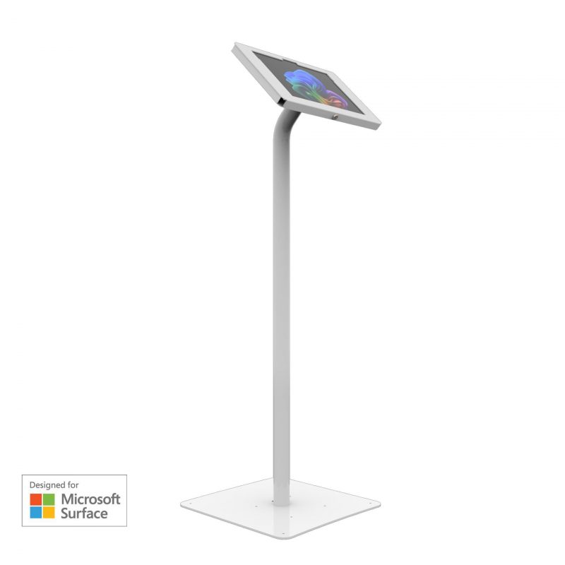 Elevate II系列 - 落地架 Kiosk (白) -- Surface Pro 11 | Pro 10 | Pro 9 適用 - KAM421W