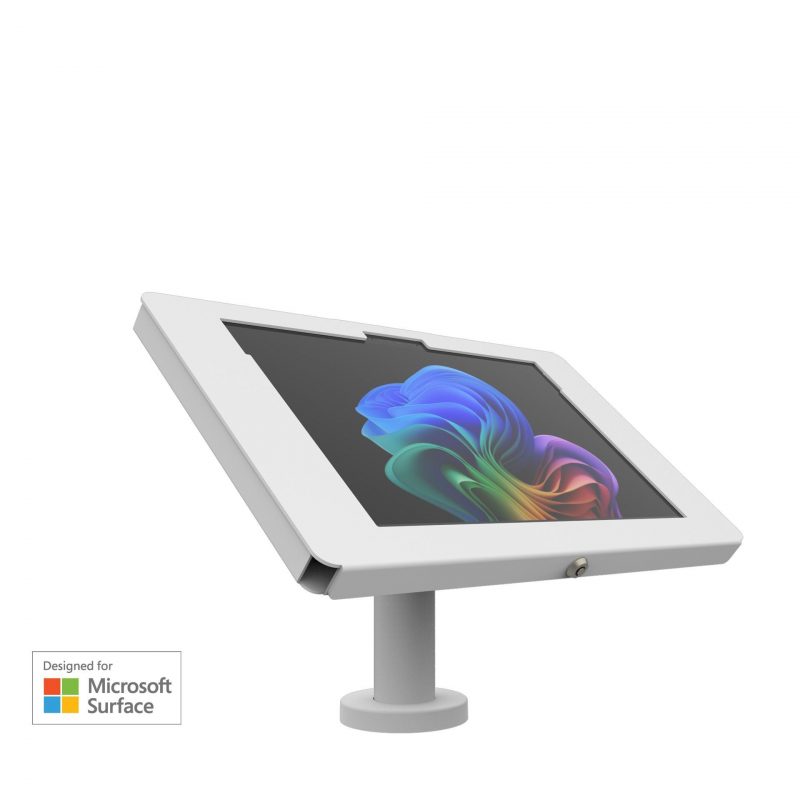 Elevate II系列 - 固定式牆壁/桌架Kiosk (白) -- Surface Pro 11 | Pro 10 | Pro 9適用 - KAM423W - Image 5