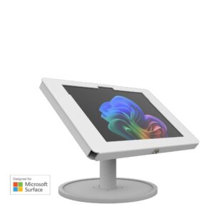 ElevateII系列 - 桌上型立架Kiosk (白) -- Surface Pro 11 | Pro 10 | Pro 9 適用 - KAM422W
